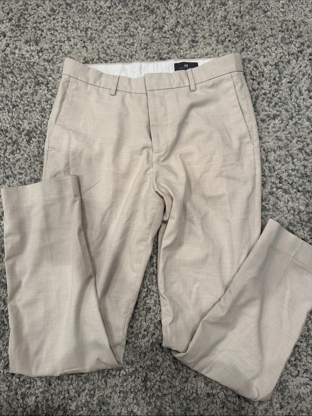 H&M Men's Chinos in Light Beige